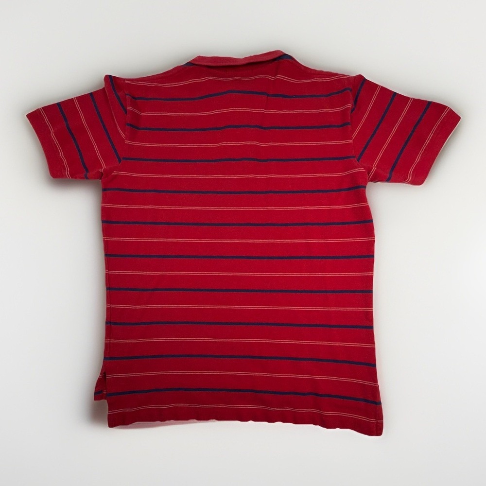 Polo Ralph Lauren Striped Polo Shirt Short Sleeve Preppy Mens Size L - Picture 4 of 7